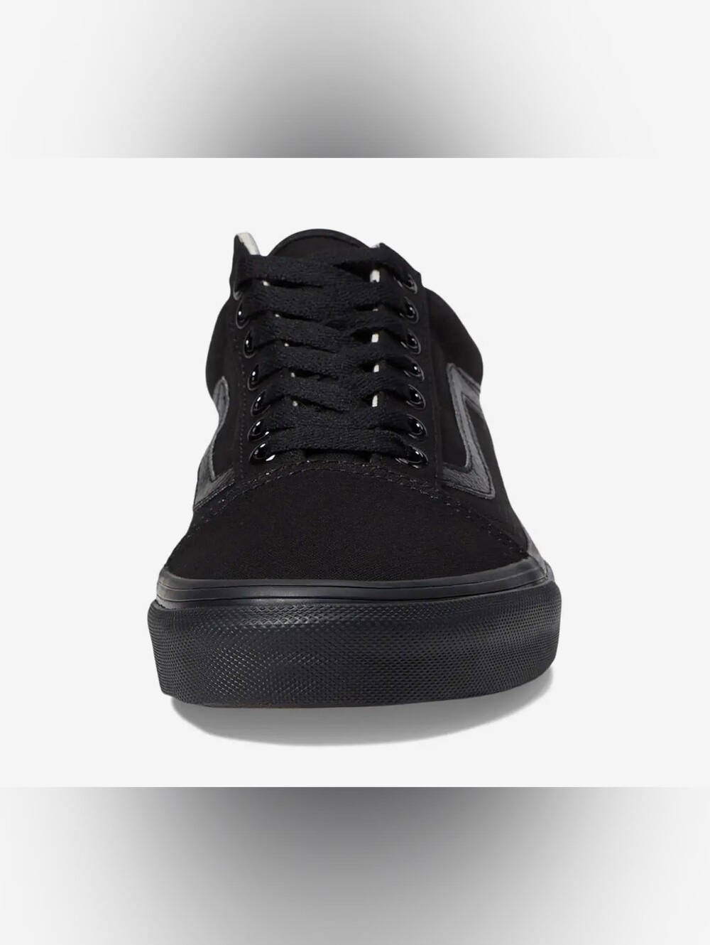 Vans Black Low-Top Canvas Skate Shoes - Picture 2 of 7